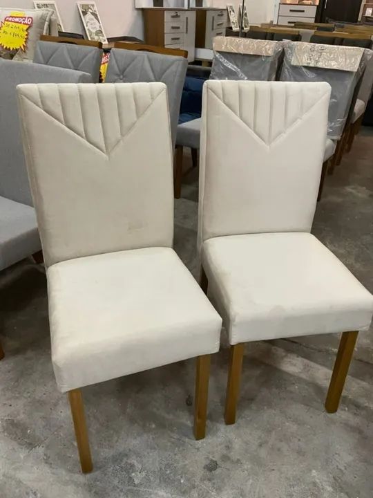 Marque sua entrega e receba em até 48h!!  Kit 2 Cadeiras Siena  