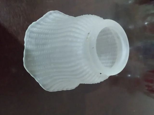 Tulipa para ventilador de teto ou abajur Antigo  - Foto 2