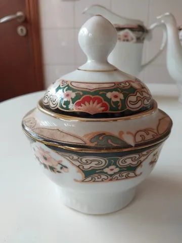 Serviço para Chá e Café - Porcelanas Schimidt - 53 peças - Foto 5