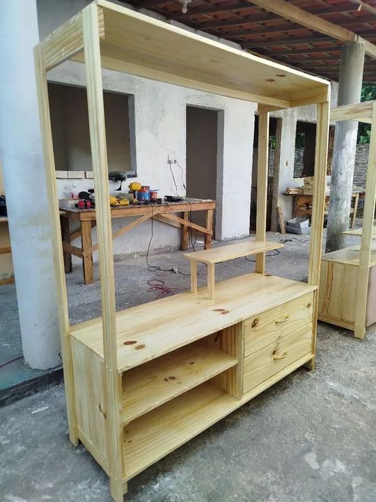 Arara closet de madeira  - Foto 2
