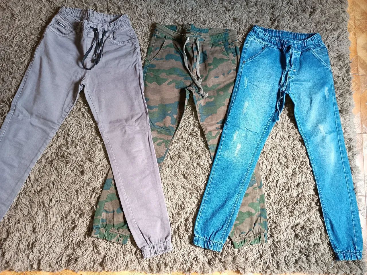 Calças Jeans e Sarja - Diversas Cores e Tamanhos 10 e 12 - Foto 2