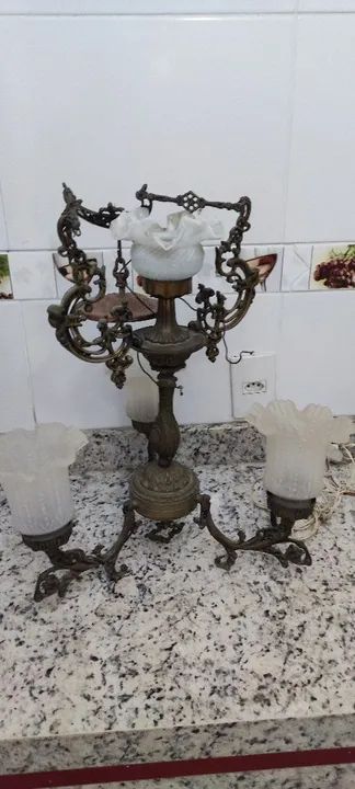 Lustre antigo de cristal 6 unidade  - Foto 5