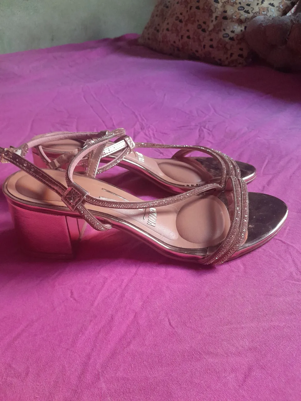 Sandálias Rose Gold Vizzano