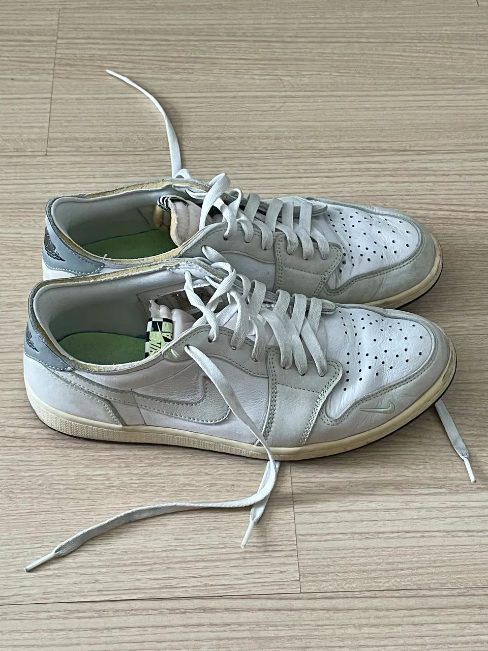 Air Jordan 1 Low Ghost Green tam 43 - Foto 2