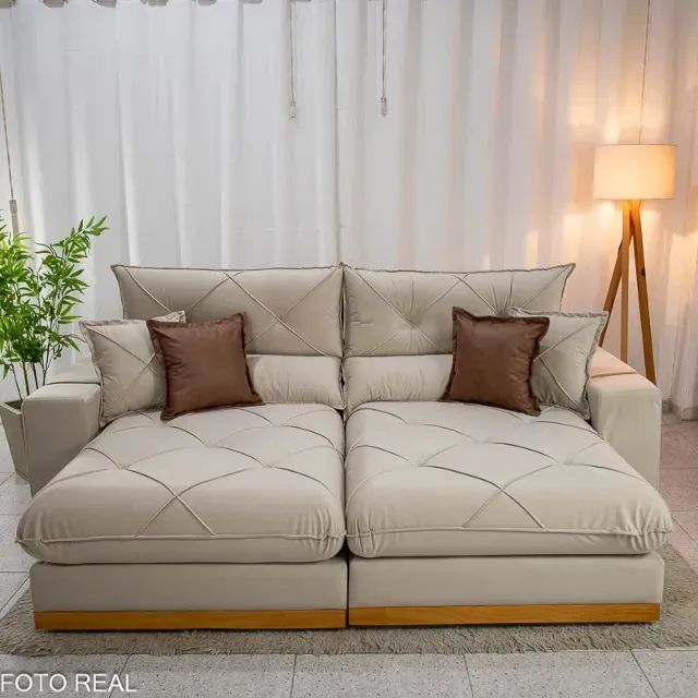 Sofá Retrátil Reclinável Gran Bello 2.50m  Pronta Entrega!! - Foto 5