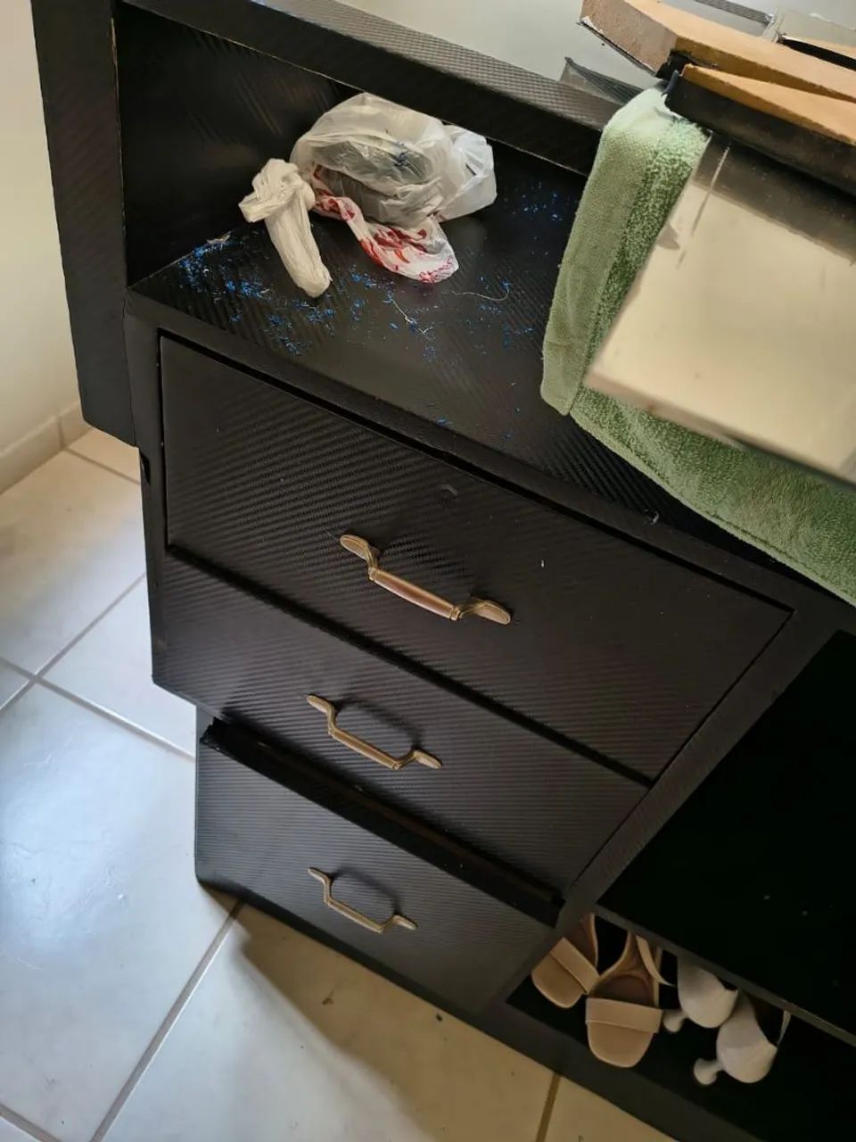 Móveis de Loja para Roupas + 2 Manequins - Imbuia 100% MDF - Foto 4