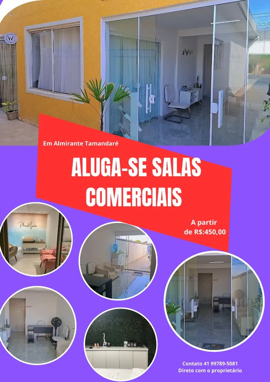 Aluga-se salas comerciais centro de Almirante Tamandaré