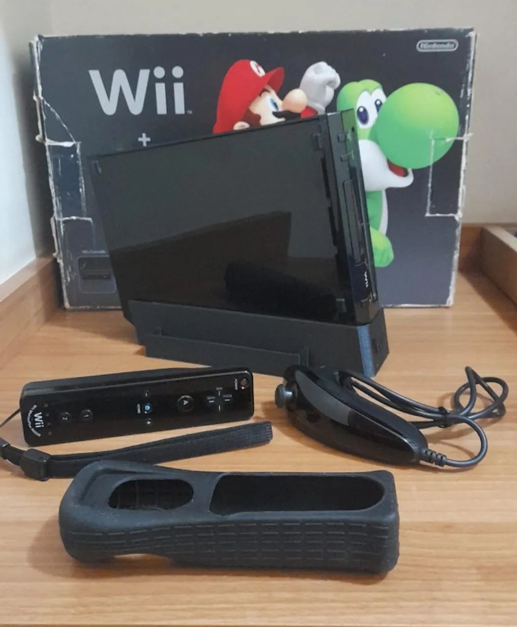 Nintendo Wii Black Completo com Caixa64292479743874120