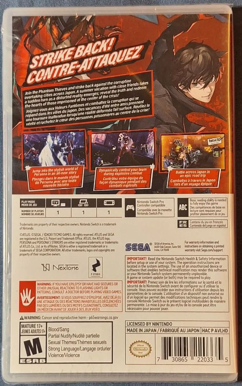 Persona 5 Strikers Switch Novo - Foto 2