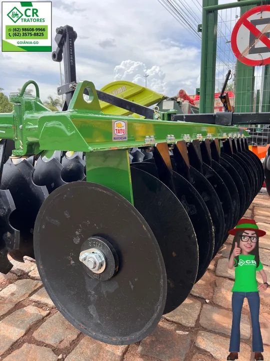 Grade Niveladora 28 discos - TATU. - Foto 5