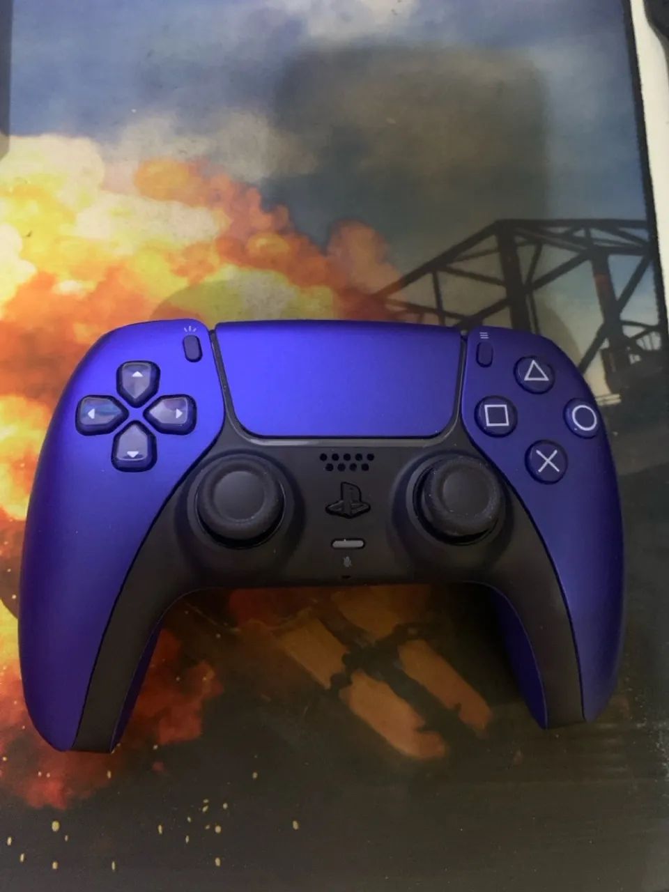 Controle PS5 Personalizado - Azul - Foto 4