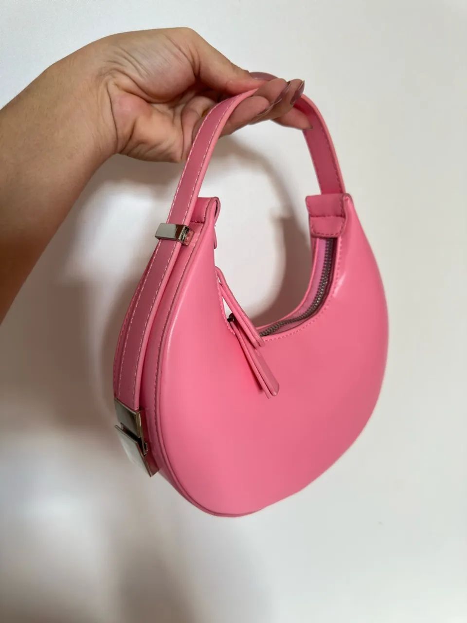 Bolsa Rosa de ombro e de mão 64167812982402122