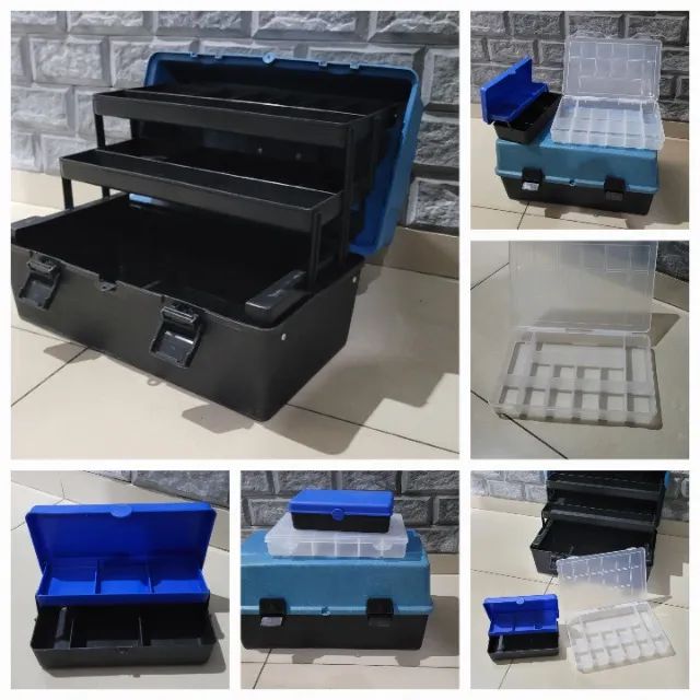 Caixa Plástica Organizadora para Material de Pesca ou serviço