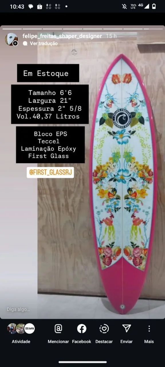 Prancha de Surfe Feminina Nova - Foto 2