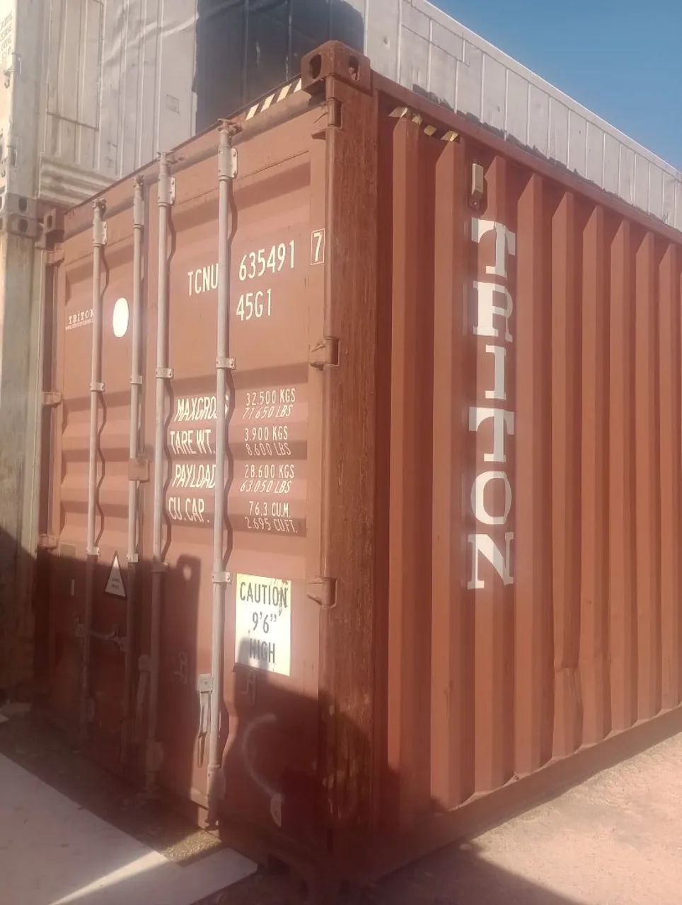 Container drive 40 pés disponível para depósito ou projetos