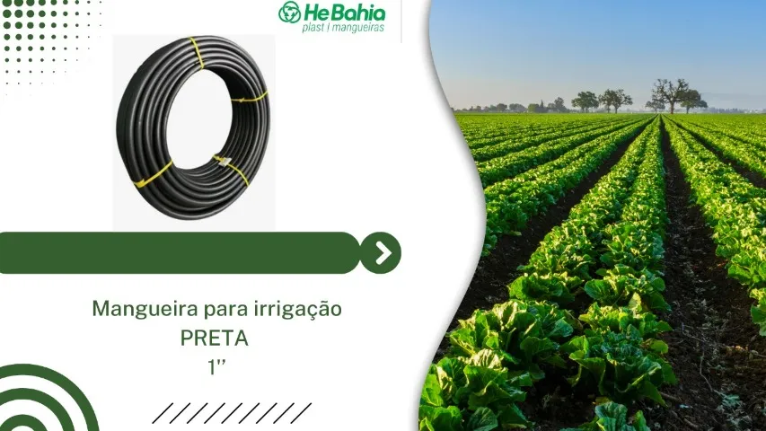 MANGUEIRA PARA IRRIGAÇÃO 1''X2.0 C/100 METROS