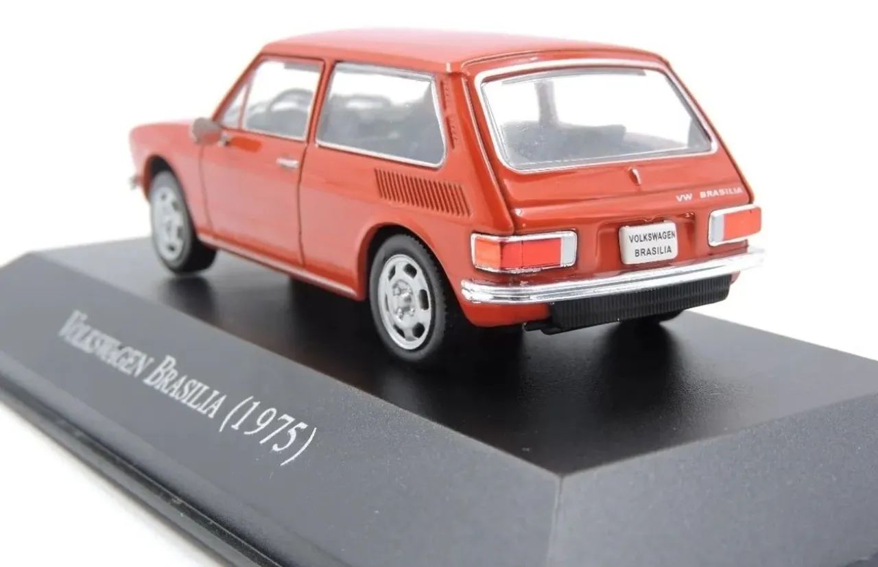 Miniatura Volkswagen Brasília 1975 inesquecíveis do Brasil  - Foto 4