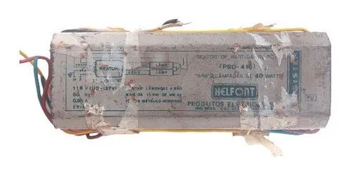 Reator Convencional 118v 2x40w Helfont