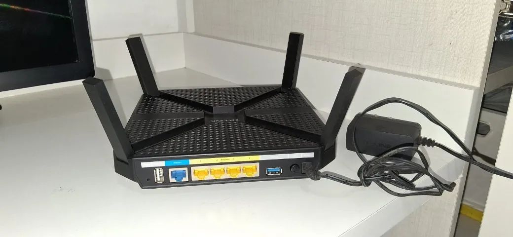 Roteador Tp-link Archer C3200 Tri-band - Ac3200 Wireless (Usado)