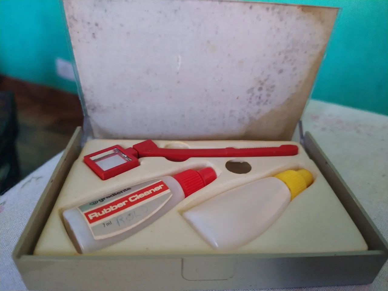 Relíquia Gradiente anos 70/80, Kit de Limpeza para Equipamentos Gradiente