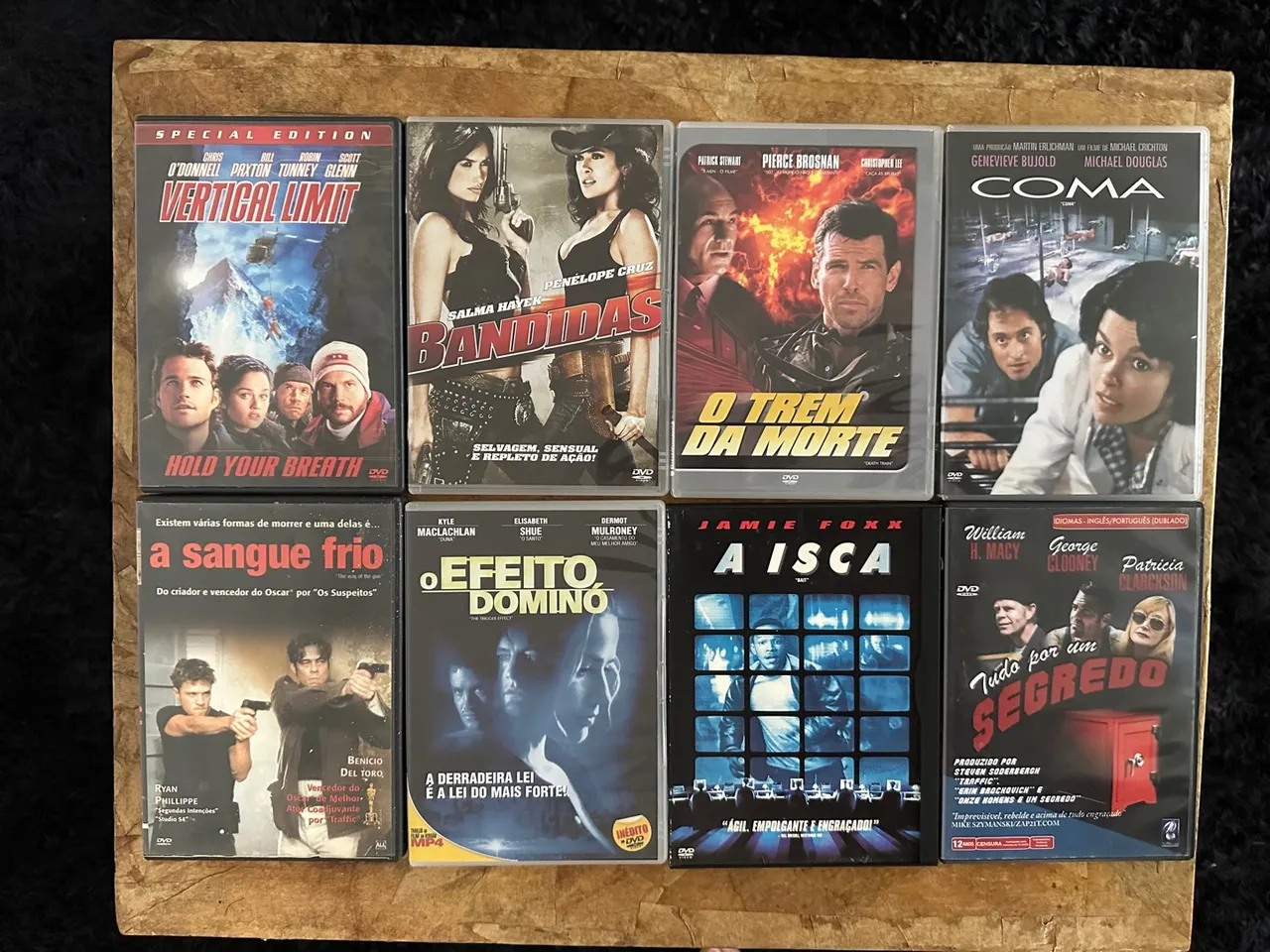 Coleção 8 filmes originais ação suspense