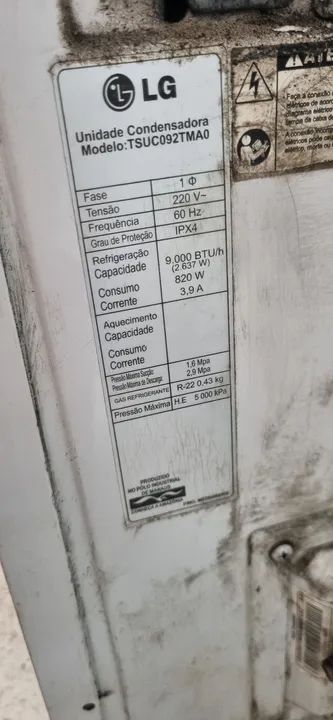 Ar Condicionado LG Split 9.000 btus 220v - Foto 4