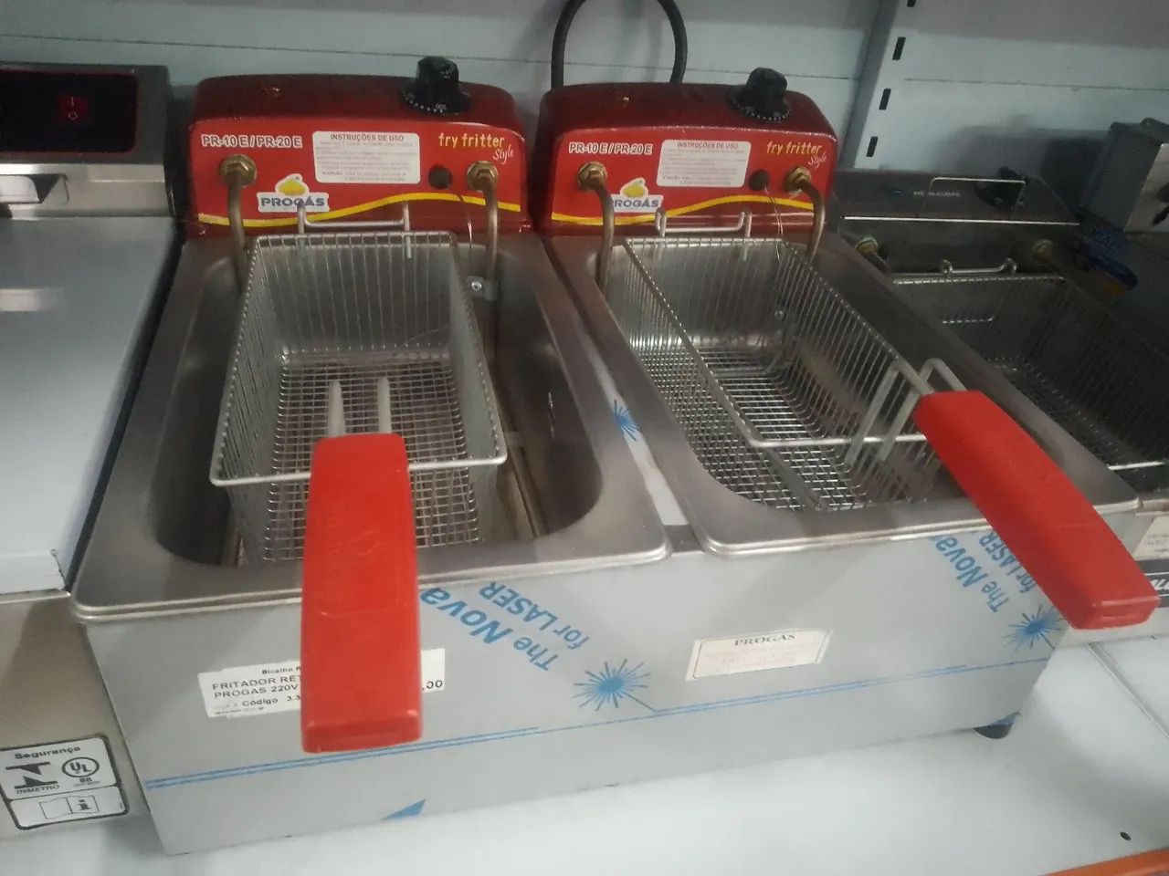 Fritadeira Dupla Industrial - Progás Nova