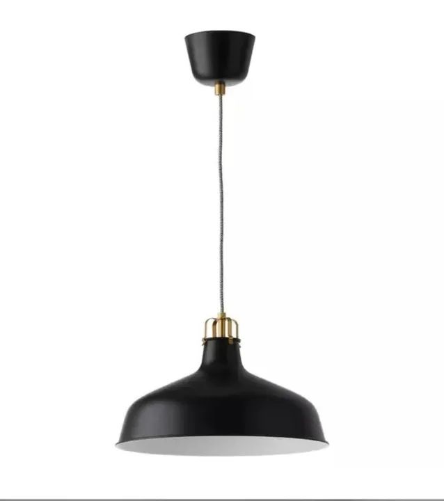 Luminária de teto IKEA USA (modelo RANARP preta - original SEM USO) - Foto 2