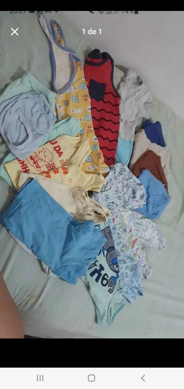 Lotinho de roupa de bebe 0 a 6 meses