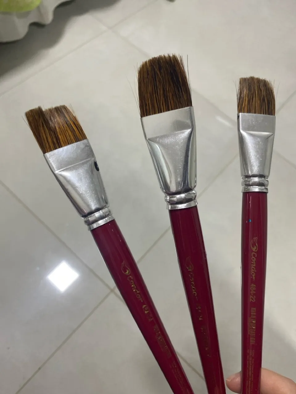 Pincéis Condor para Pintura Artística - 484/22 e 484/24