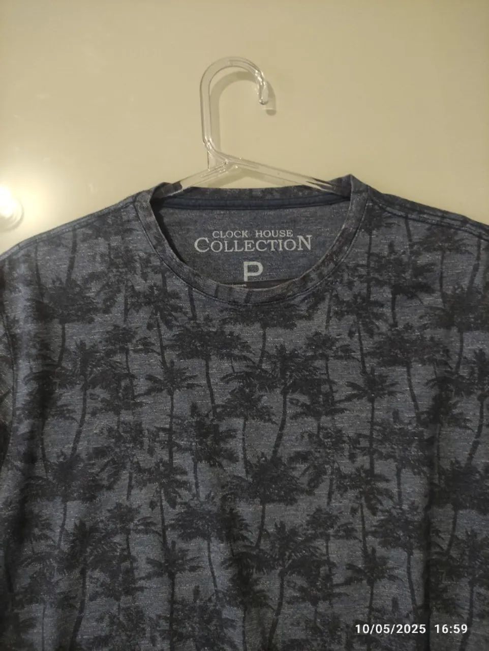 Camiseta Azul Masculina - Foto 2