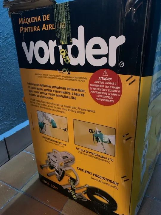 Máquina de pintura AIRLESS VONDER MPA 120 - Foto 3