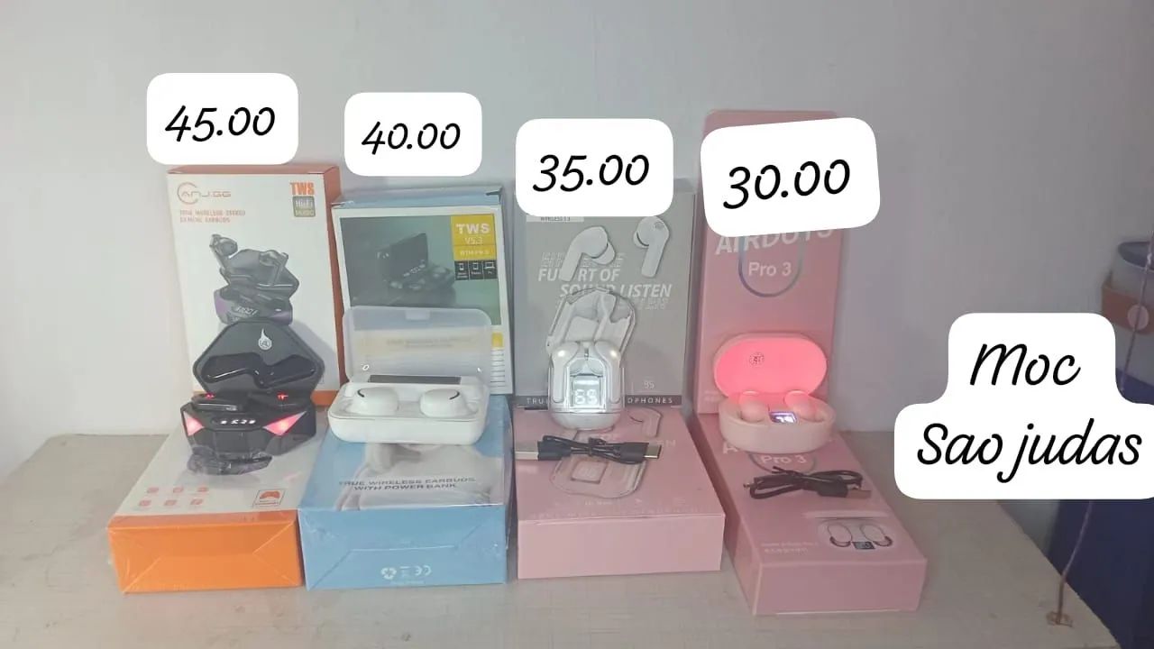 Fone ouvido sem fio via Bluetooth  - Foto 2