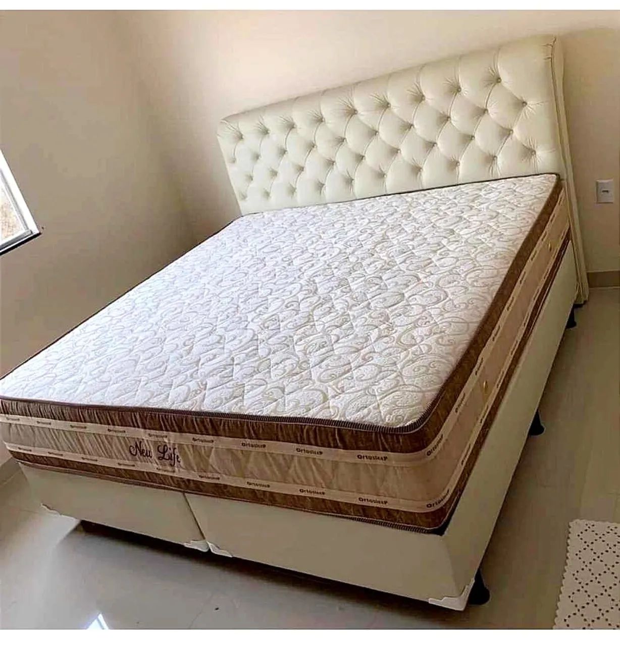 Gama Super King com colchão New Life alto resistente