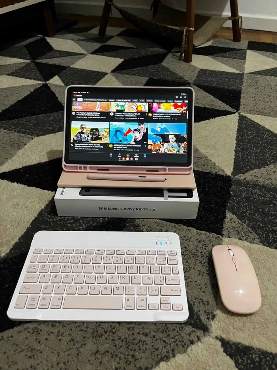Tablet Samsung Galaxy Tab S6 Lite + Acessórios