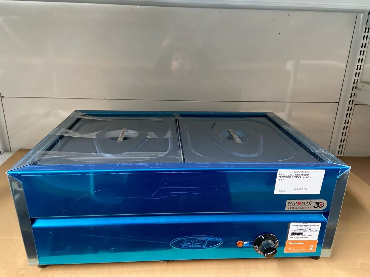 RT02L RECHAUD TÉRMICO 02GNS LUXO - IBET  - Foto 2