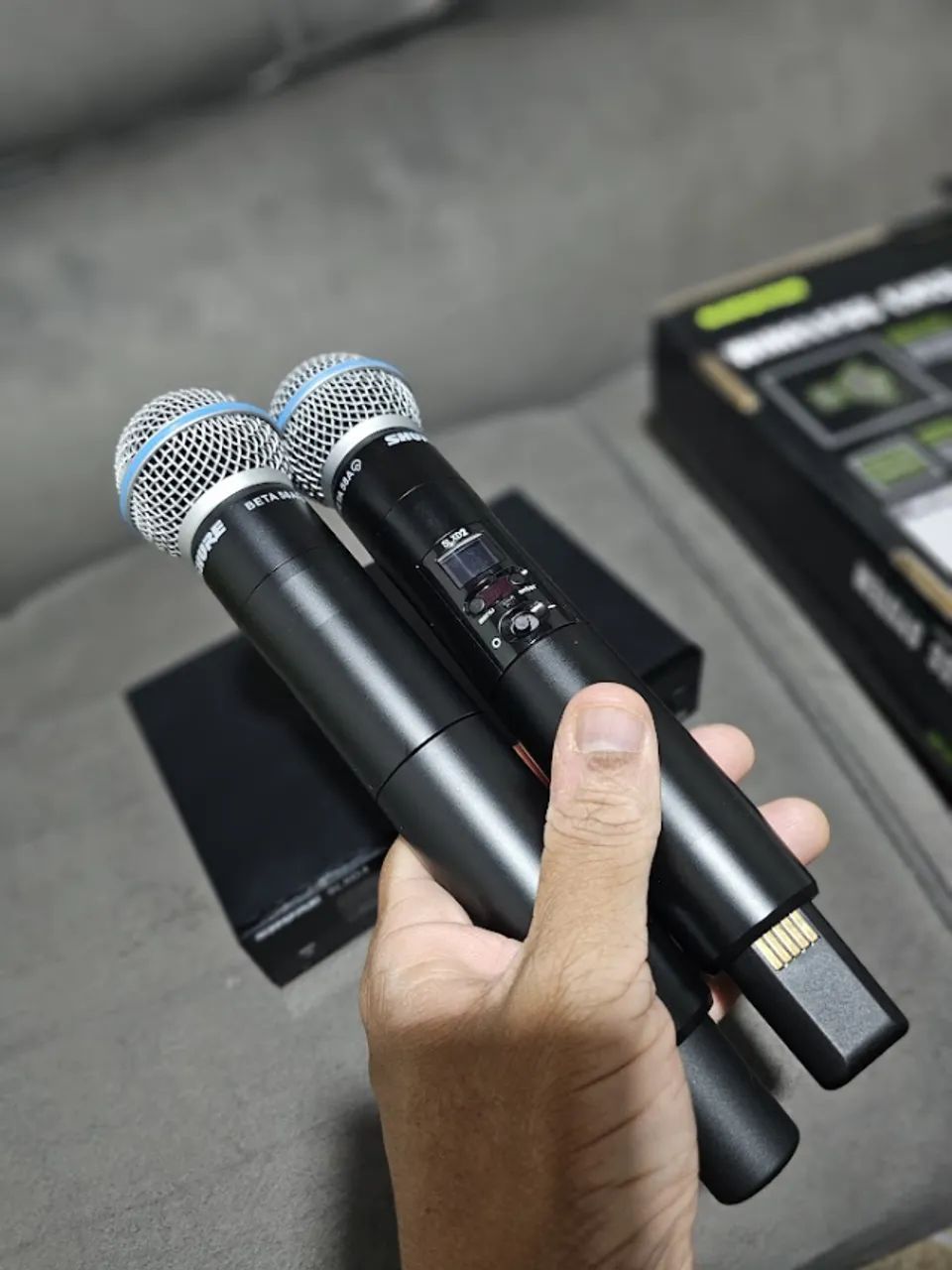 Microfone sem fio Shure Duplo  SLXD4 - Novo - Foto 3