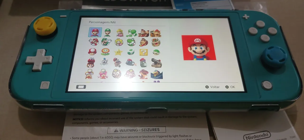 Nintendo Switch Lite - Azul Turquesa - Novo!