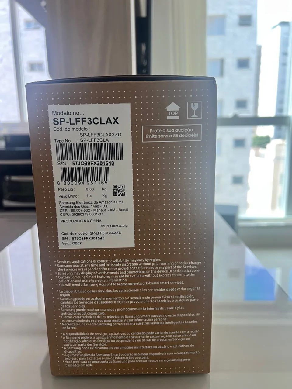 Projetor Portátil Samsung Freestyle 30 a 100 Cor Branco 110V ou 220V - Foto 5