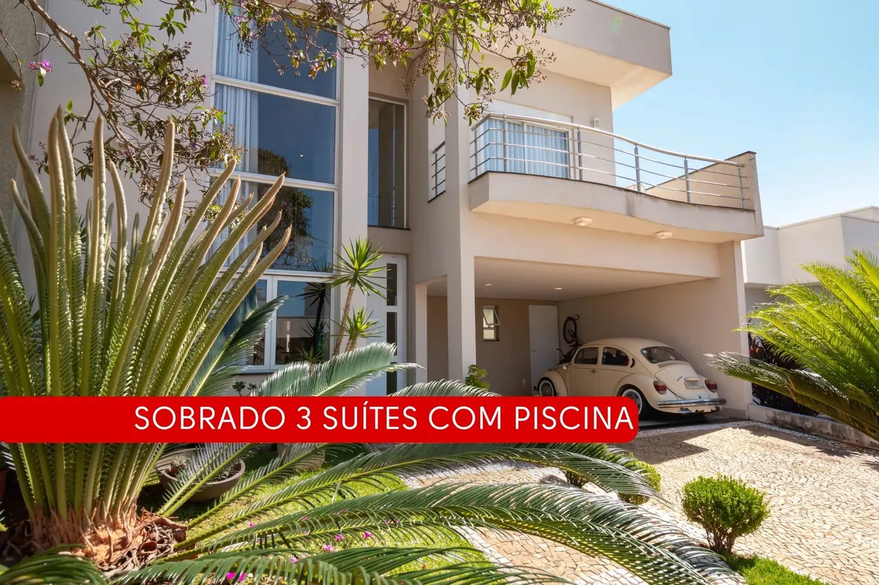 SOBRADO COM PISCINA E 3 SUÍTES À VEND ANO REAL PARK SUMARÉ