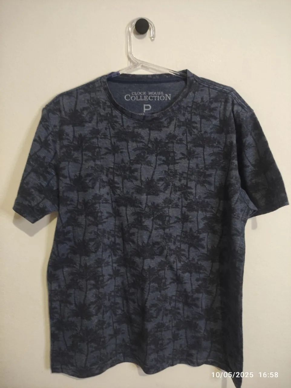Camiseta Azul Masculina