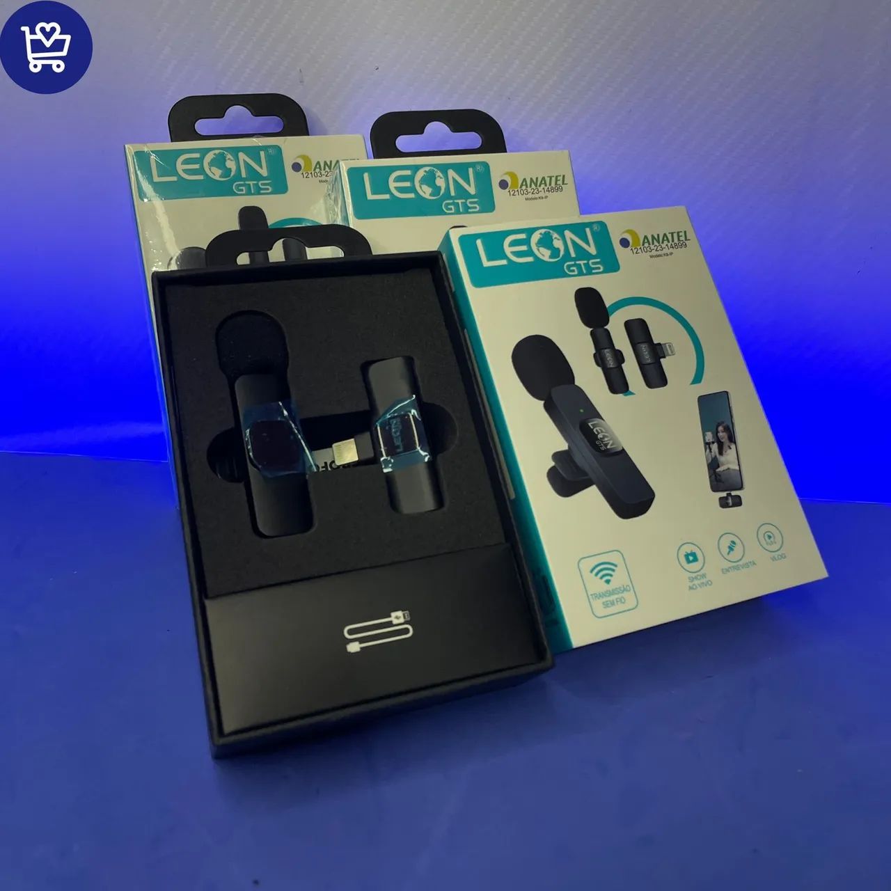 Microfone Sem Fio para Celular Leon GTS K9-IP - Foto 2