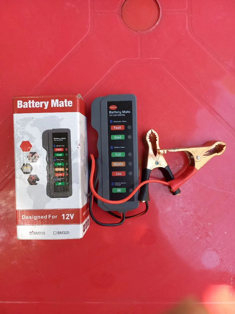 Testador de Bateria 12V - Battery Mate