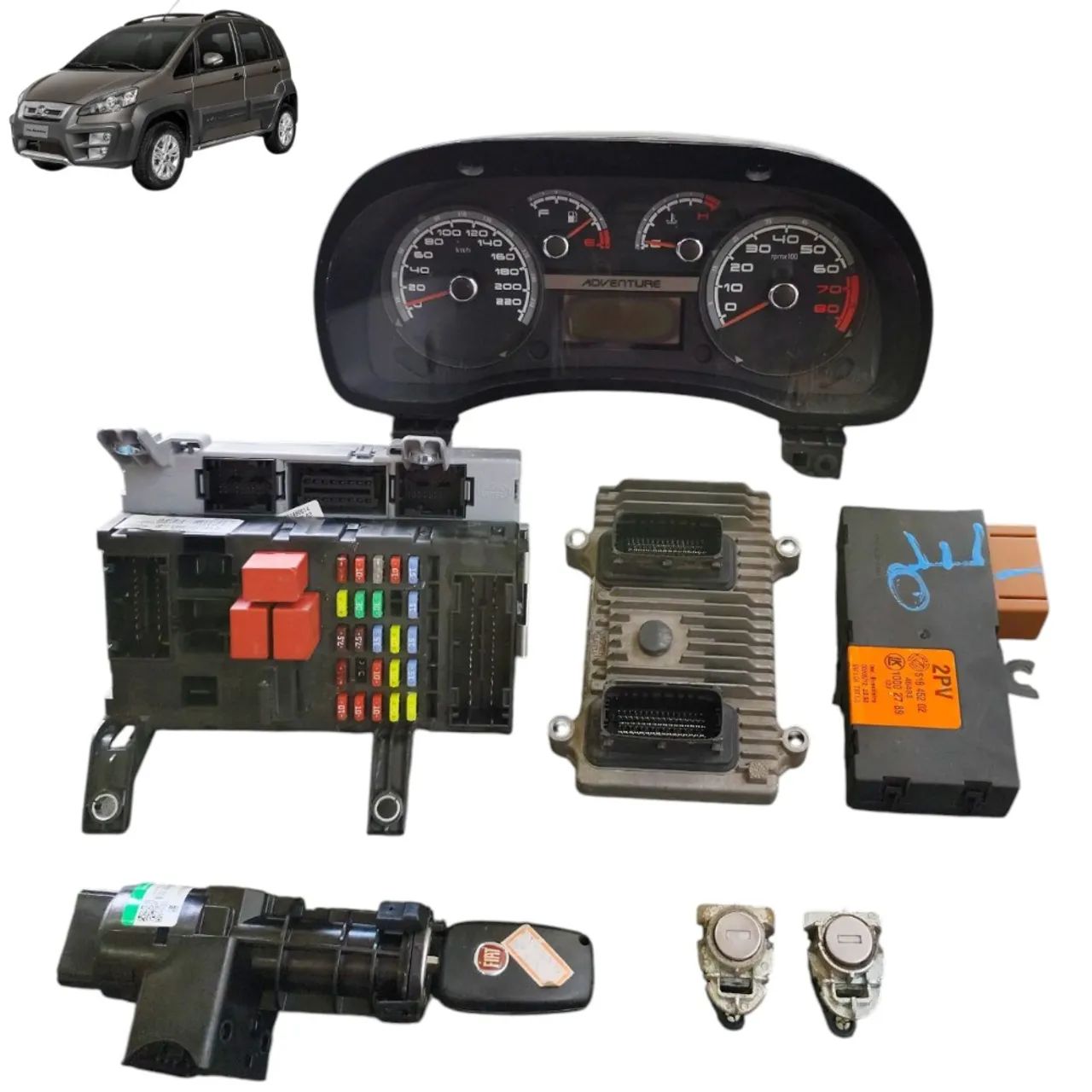 Kit code modulo injeção Fiat Idea adventure 1.8 dualogic 13