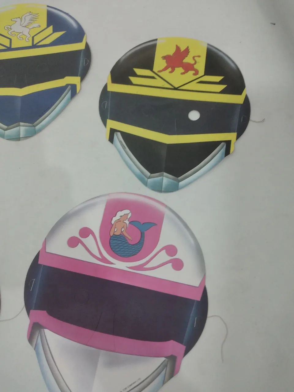 Máscaras Esquadrão Relâmpago Changeman Coleção completa - Foto 3