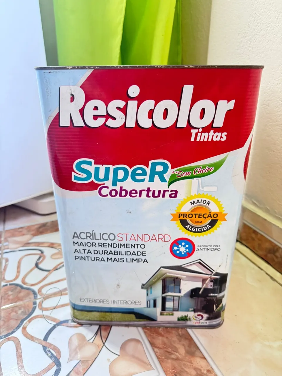 Tinta cor areia fosco 18 litros galão lacrado