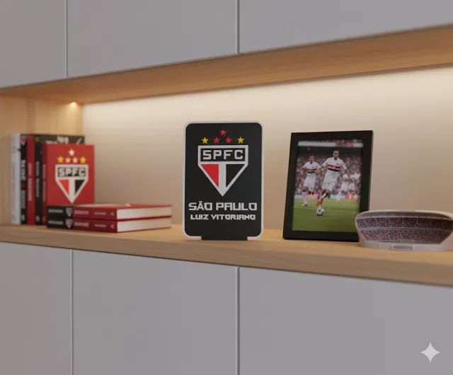 Placa Personalizada São Paulo FC - Seu Nome - Foto 6
