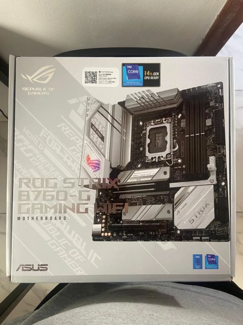 i7 14700 + Placa Mãe ROG STRIX B760-G GAMING WIFI + Memória Ram de