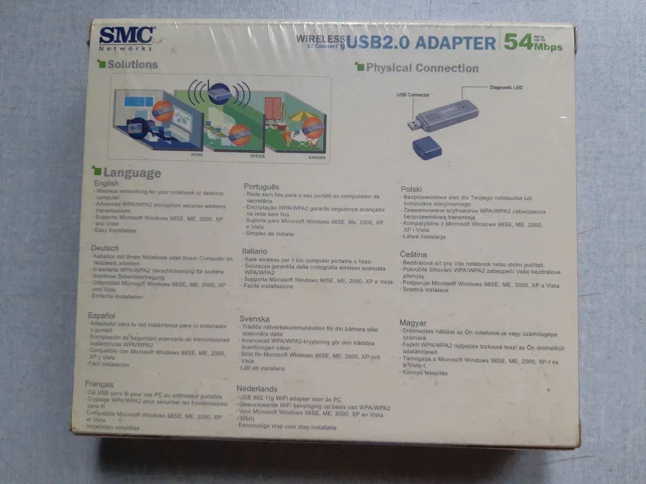 Adaptador Wireless USB 2.0 SMC 54 Mbps - Foto 2