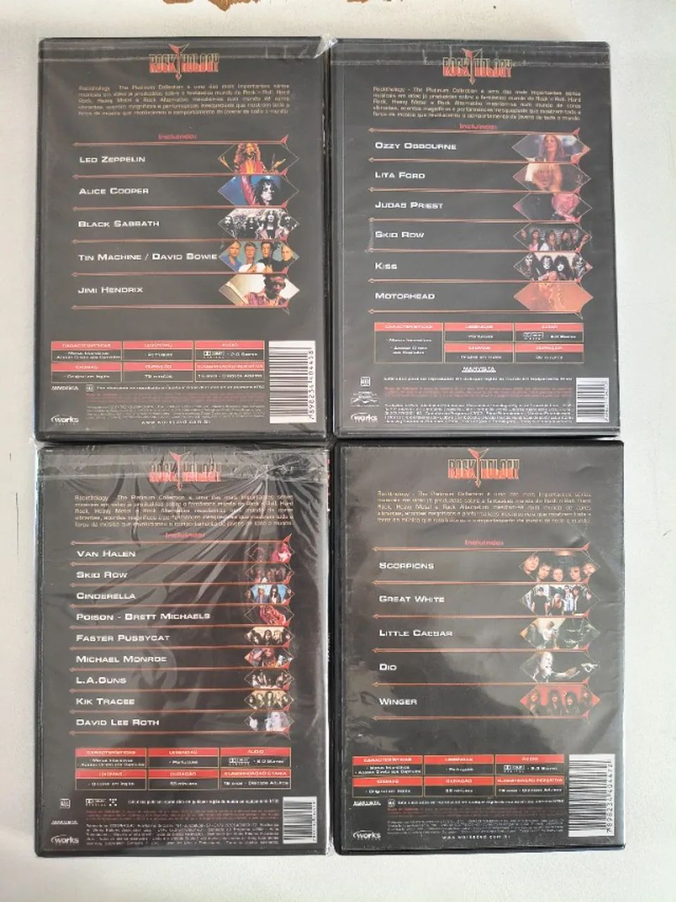 DVDs Rockhology (Led Zeppelin, Ozzy, Scorpions, Van Halen) - Foto 2